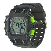Sonata Men's Digital Watch With Black Plastic Strap, 77025PP01